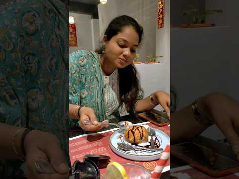 Tried Fried ice cream in Mingpo restaurant 🥧🎎🧧#kurnool #foodblogger#viral #trending #ytshorts yt