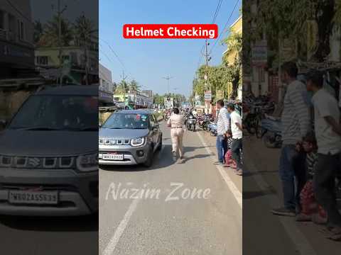 Helmet Checking by Police #viral #ytshort #viralnews #viralshorts #viralvideo