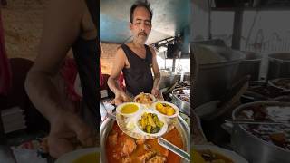 ₹110 Cheapest Mutton Thali In Kolkata 😍#shorts #muttonthali #kolkatastreetfoods