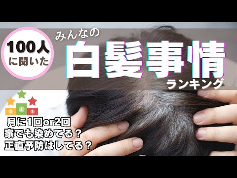 【ランキング】正直みんな、どれくらいのペースで白髪を染めてる？