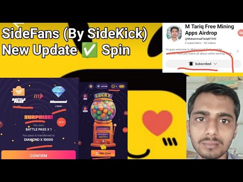 SideFans (By SideKick) New Update ✅ Spin Start Free New Tasks Complete