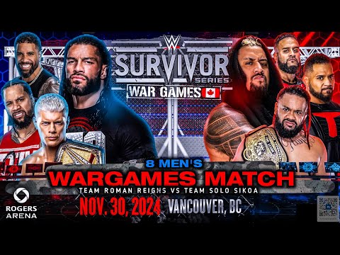 WWE Survivor Series Wargames 2024 - Match Card Prediction | Men's and Women's Wargames Prediction HD