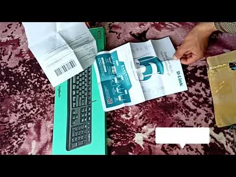 Unboxing Logitech keyboard K120.             #amazon #keyboard #logitech #typing