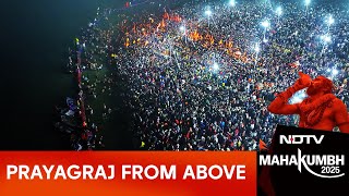 Maha Kumbh Mela 2025 Drone Visuals | World's Largest Gathering Of Humanity From The Skies