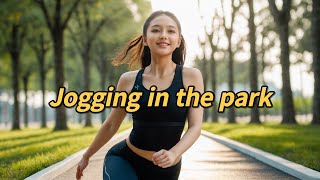 [AI Journey] Jogging in the park   #AIJourney #Jogging #park