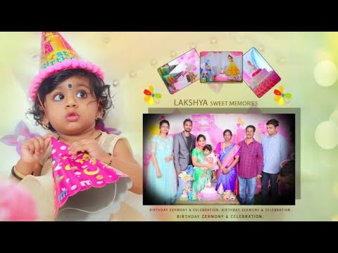 1st Birthday Celebrations||Bday Song||Birthday party and princess theme Decoration