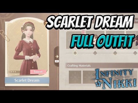 Scarlet Dream Full Outfit Location Guide - All 6/6 Pieces | Infinity Nikki