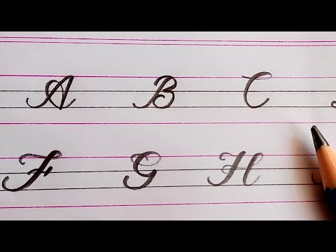 How to improve cursive writing | Cursive handwriting with pencil | pencil calligraphy |