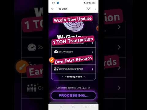 Wcoin TON Transaction | Wcoin mein ton Ki transaction kese kare #shorts #wcoin #wcoinairdrop