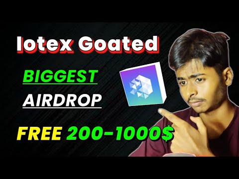 🪂100 Million$ Prize Pool | IoTeX Goated New Biggest Airdrop Season 2 Live (All Users)