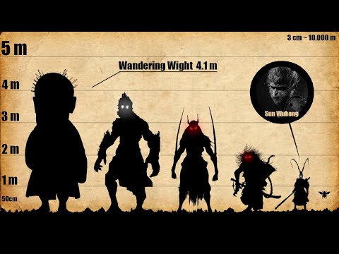 Black Myth: Wukong | All Bosses Size Comparison