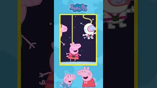 Peppa Pig Bounces on the Moon 🐷 #peppapig #cartoon #youtubeshorts