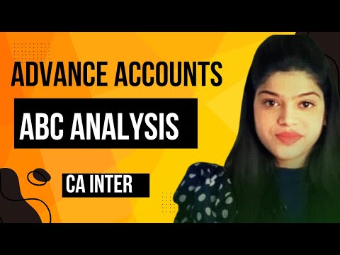 CA Inter - ABC Analysis of Advance Accounts 📖#ca #cainter