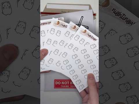 Packing a sticker order #asmr #asmrsounds #packingorders