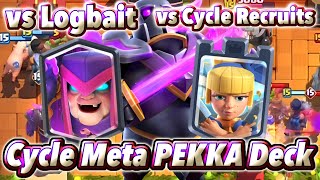 Best Cycle Meta Pekka Deck🥰-Clash Royale