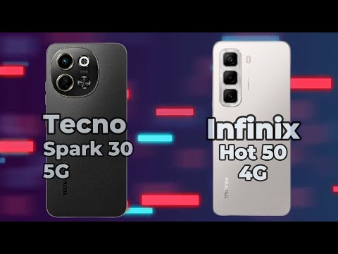 Tecno Spark 30 5G vs Infinix hot 50 4G comparsion