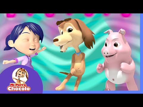 ♫ LOS BAILES DEL PERRO CHOCOLO 🐾 | CANCIONES INFANTILES PARA JUGAR 🐶