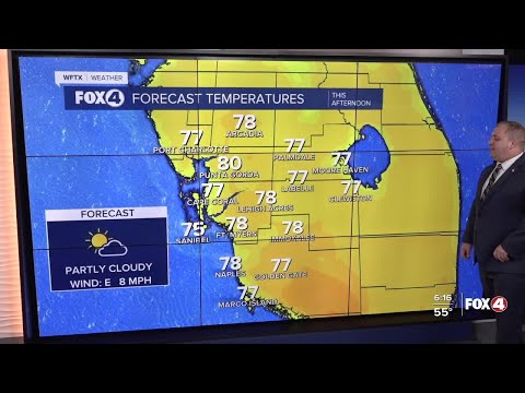 FORECAST:  Highs around 80° for much of the week