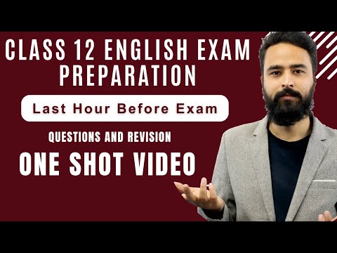 Class 12 English Exam Preparation || Last Hour Moment || Questions and Revision || One Shot -Gurubaa