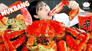 SULGI ASMR 2.0 | Great King Crab!! Marinated Crab Fried Rice, Shin Ramyun.