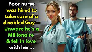 Poor nurse was hired to take care of disabled Guy—Unware he’s a Millionaire & fell in love with her