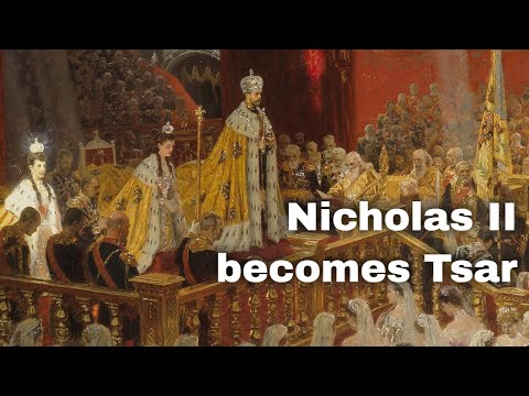 1st November 1894: Nicholas II becomes Tsar of Russia following the death of Alexander III