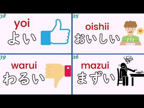 Hiragana Adjectives: The Essential 100 Japanese Words