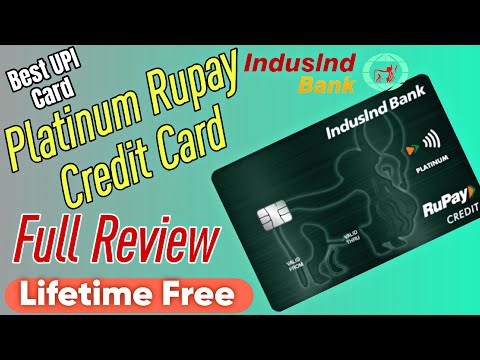 Indusind Bank Platinum Rupay Credit Card Benefits | Lifetime Free Credit Card | Indusind Rupay Card