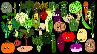 Vegetable Song - The Kids' Picture Show (Fun & Educational Learning Video)