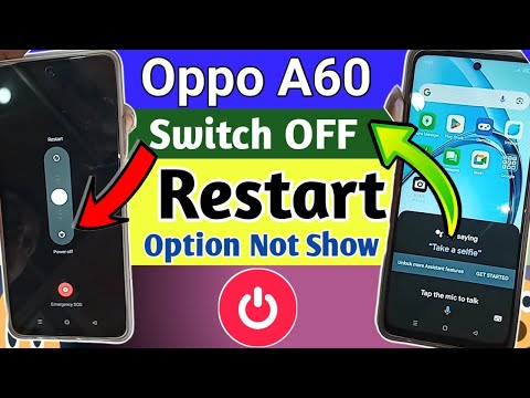 Oppo A60 power off restart option not show // power button setting