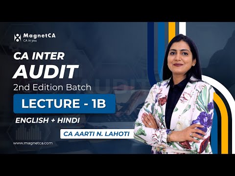 CA Inter Audit 1B | 2nd Edition | Hindi & English Batch 🎯