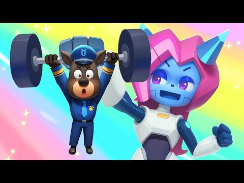 Police and Robot Antel | Funny Adventure | Safety Rules for Kids | Sheriff Labrador