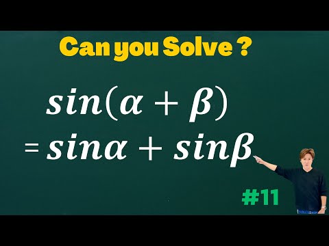 sin(α＋β)＝sinα＋sinβ 　解けるかな？ 頭の体操！ #11