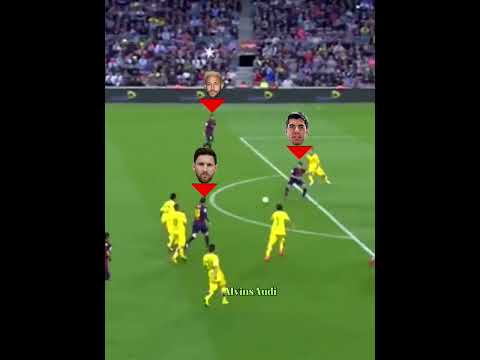 Messi,Suarez and Neymar trio was something else(MSN)#shorts