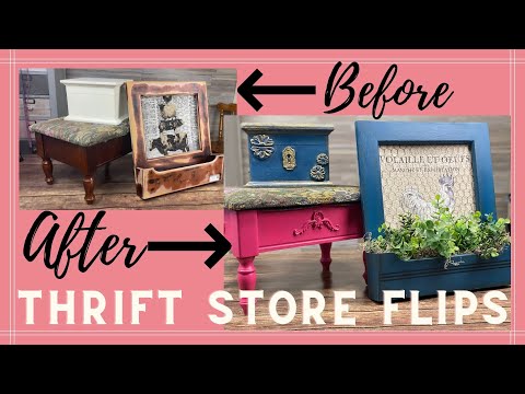 Farmhouse & Cottage Core Decor: Transform Thrift Store Finds with IOD Molds and JRV Stencils!