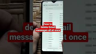 how to delete Gmail messages all at once. #gmail #email  #newvideo  #indianarmy