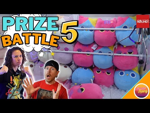 CLAW MACHINE SHOWDOWN! Epic Prize Battle at Round 1 Arcade