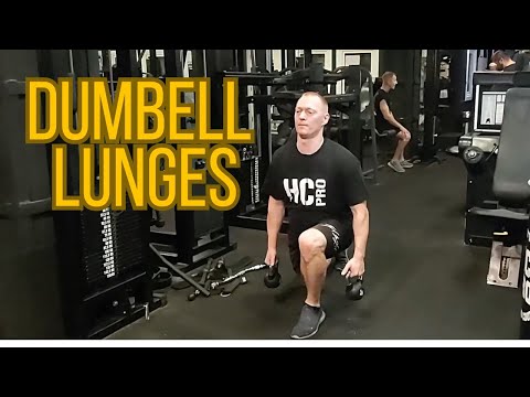 Dumbell Lunges /Gladiator Training Program