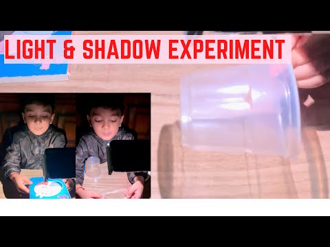 Light & Shadow Experiment| Science for kids| Transparent,Translucent and Opaque objects shadows|