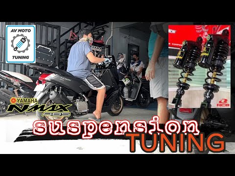 NMAX REAR SUSPENSION TUNING by AV MOTO | RCB VD Series | Things to consider when adjusting your shox