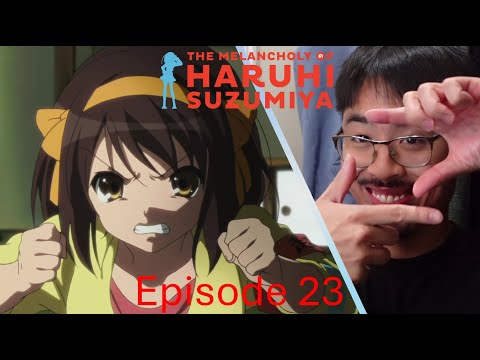 Kyon Snaps At Haruhi! The Melancholy of Haruhi Suzumiya Episode 23 Reaction