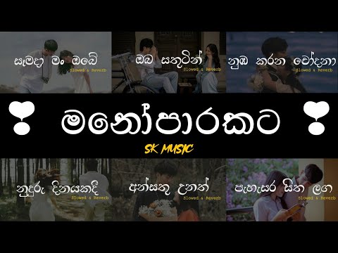 Manoparakata Sindu (මනෝපාරකට) Shinhala Song Slowed And Reverb - Playlist 05 @skmusic_