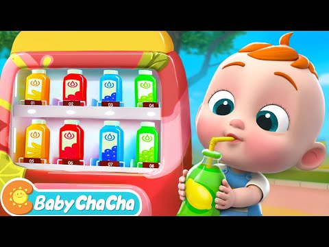 Color Song (Juice Vending Machine Version) | Learn Colors | Baby ChaCha Nursery Rhymes & Kids Songs