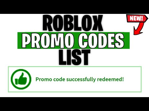 Roblox Redeem Codes March 2022 | ROBLOX PROMO CODES FOR ROBLOX