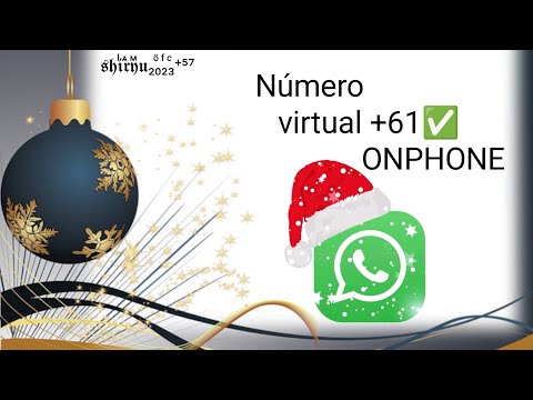 Número virtual +61✅✅✅ , ONPHONE 2024 actualizado