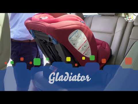 How to install the Juju Gladiator car seat