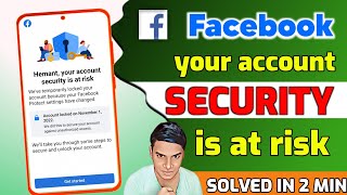 Your Account Security Is At Risk Facebook | Your Account Security Is At Risk