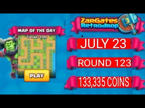 ZarGates RetroDrop || July 23, 2024 || Round 123 || 133,355 coins