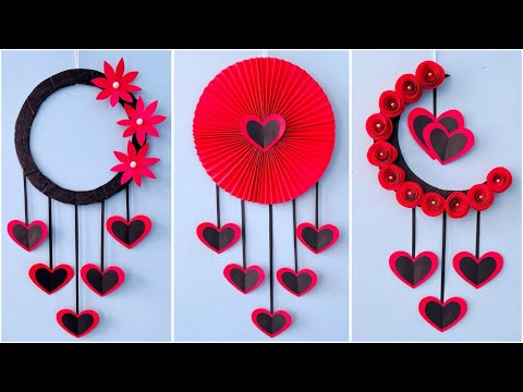 3 Easy and Quick Paper Wall Hanging Ideas / A4 sheet Wall decor / Cardboard Reuse /Room Decor DIY