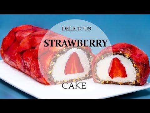 The Perfect Strawberry Cake: A Delightful Dessert #strawberrycake #deliciouscakerecipe #cakerecipe